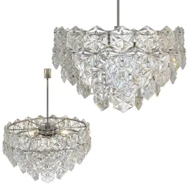 Kinkeldey hexagonal crystal chandelier